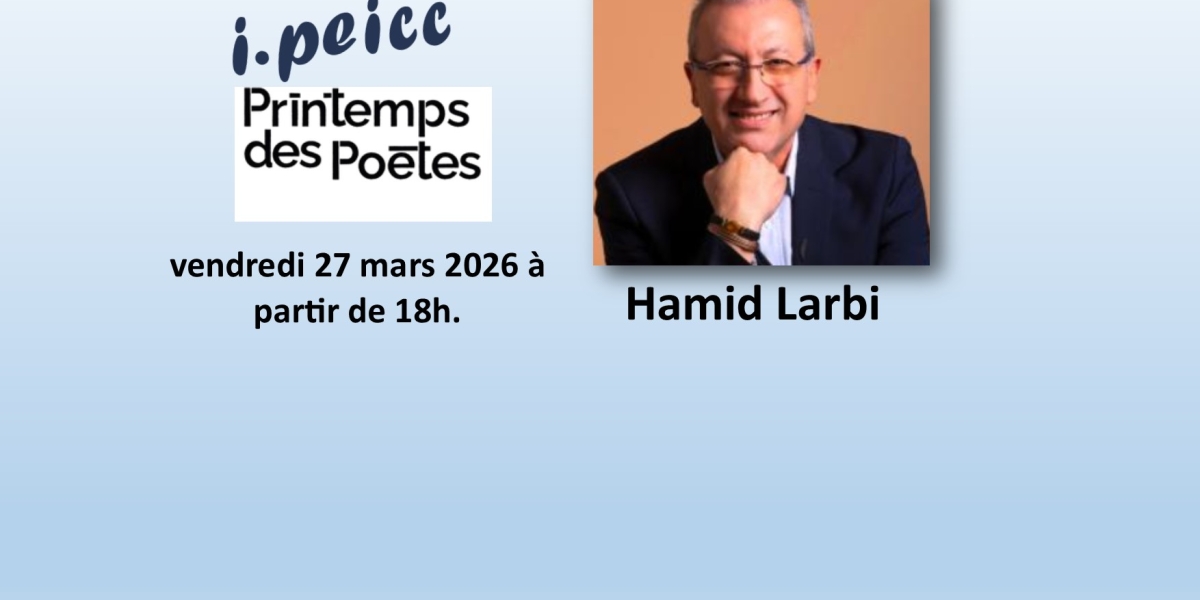 Le Printemps des Poètes s'invite à iPEICC 